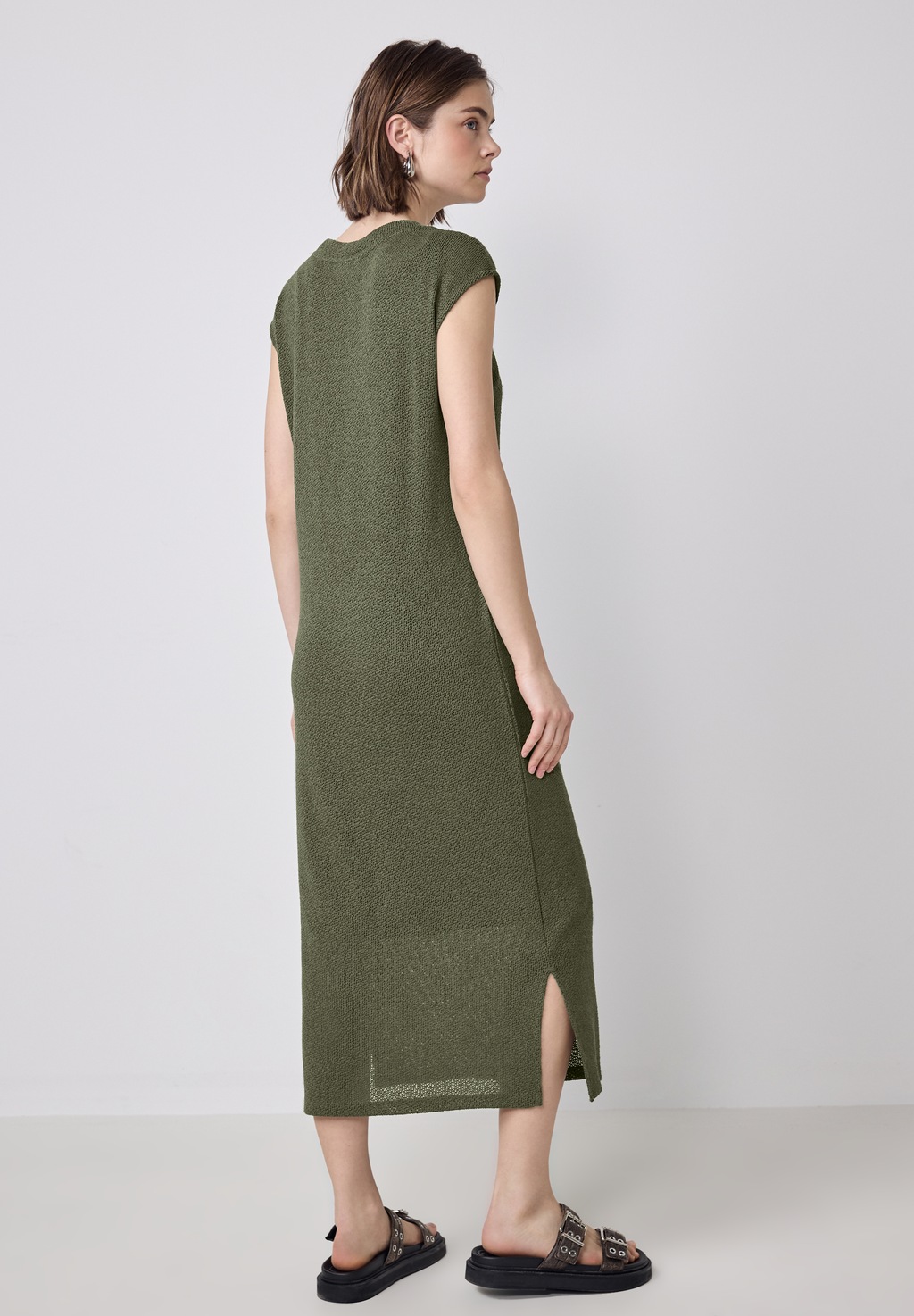 STREET ONE STUDIO Strickkleid, mit Rundhalsausschnitt günstig online kaufen