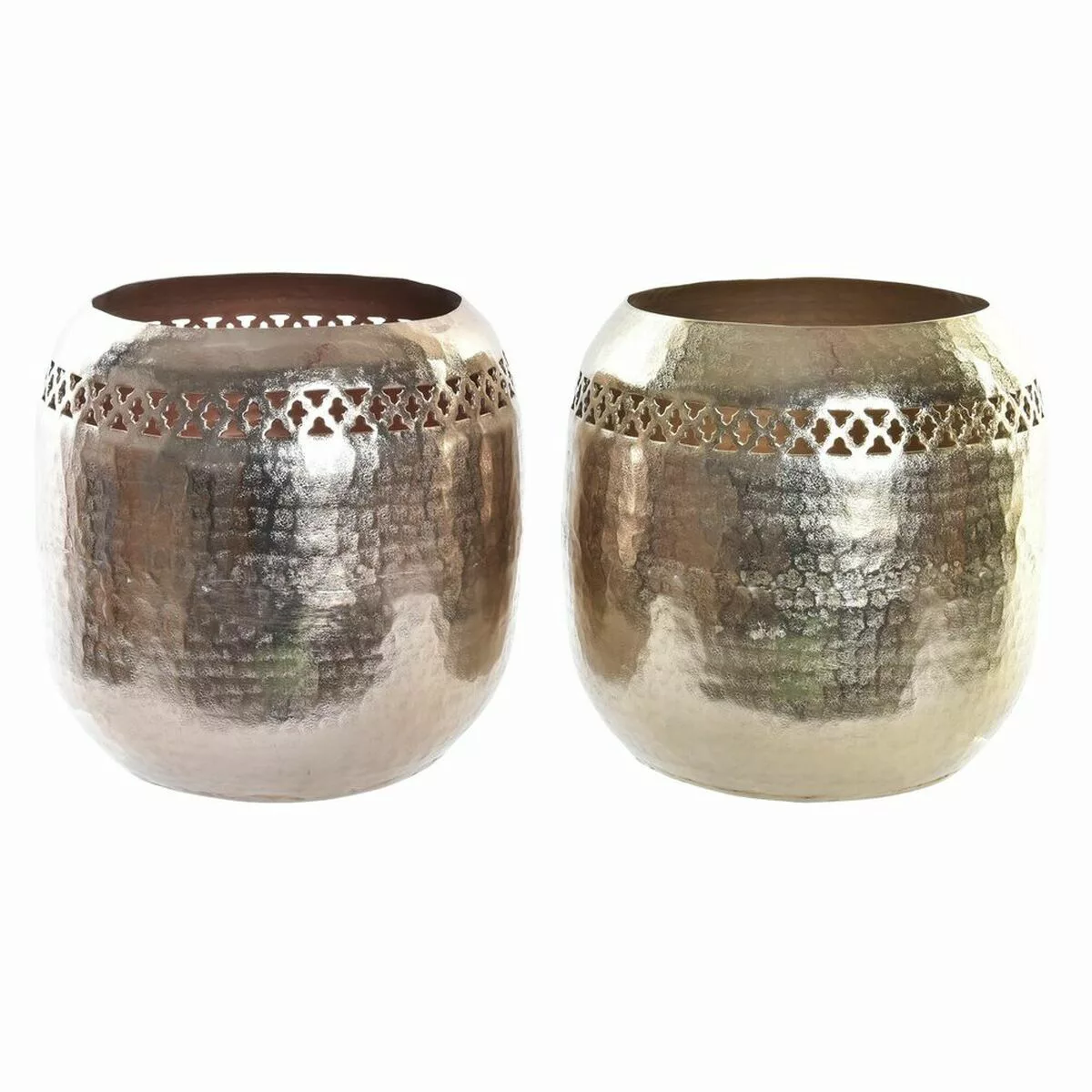 Vase Dkd Home Decor Kupfer Golden Aluminium Araber (24 X 24 X 22 Cm) (2 Stü günstig online kaufen