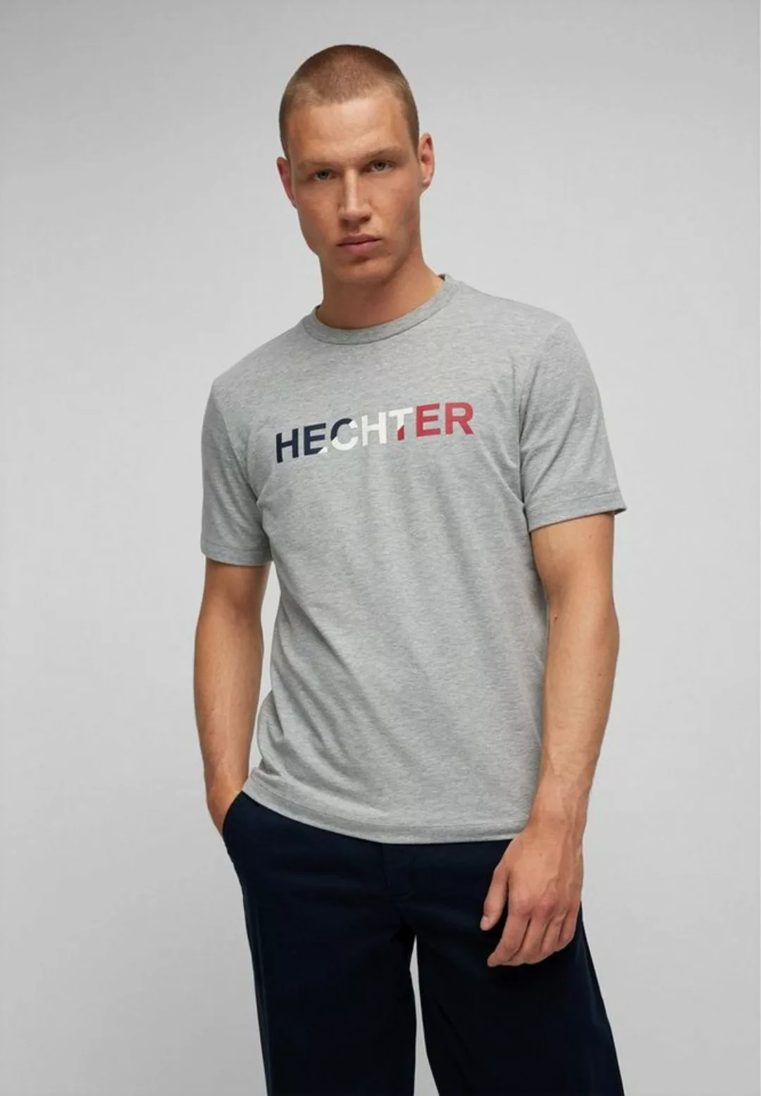 HECHTER PARIS T-Shirt mit Rundhalsausschnitt günstig online kaufen