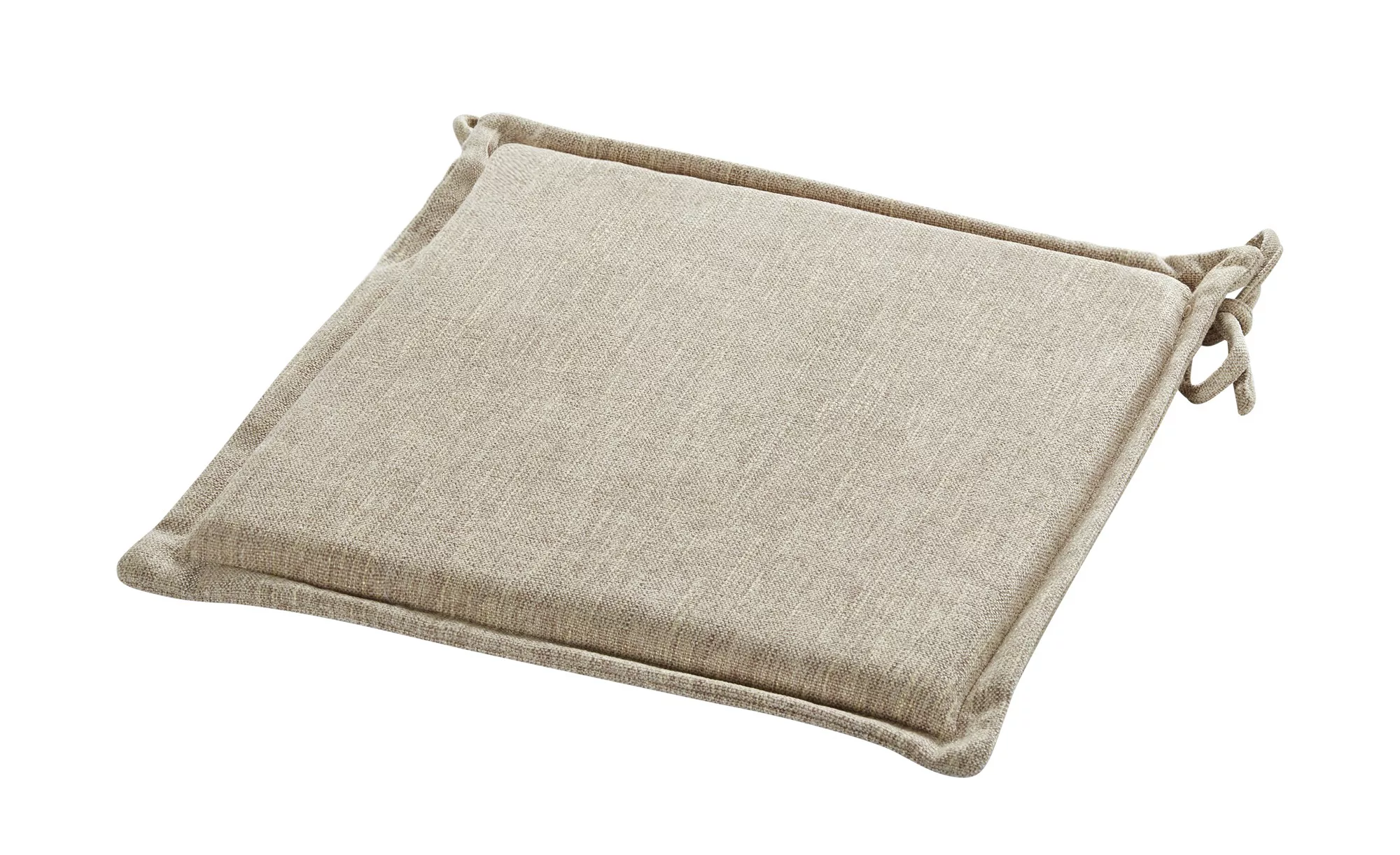 HOME STORY Stuhlkissen  Melina ¦ beige ¦ Polyester ¦ Maße (cm): B: 40 H: 5 günstig online kaufen