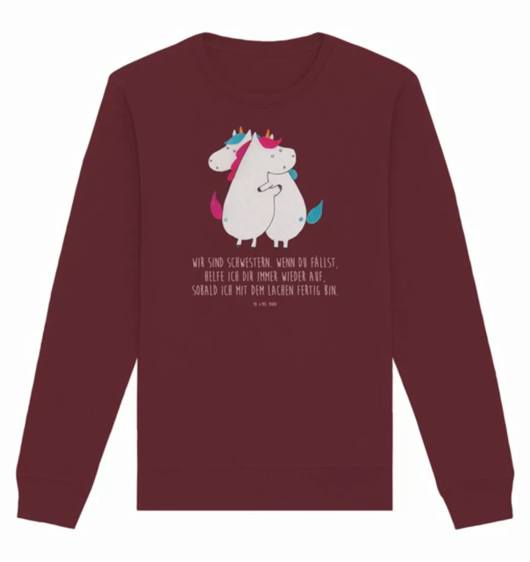 Mr. & Mrs. Panda Longpullover Größe XXL Einhörner Umarmen - Burgundy - Gesc günstig online kaufen