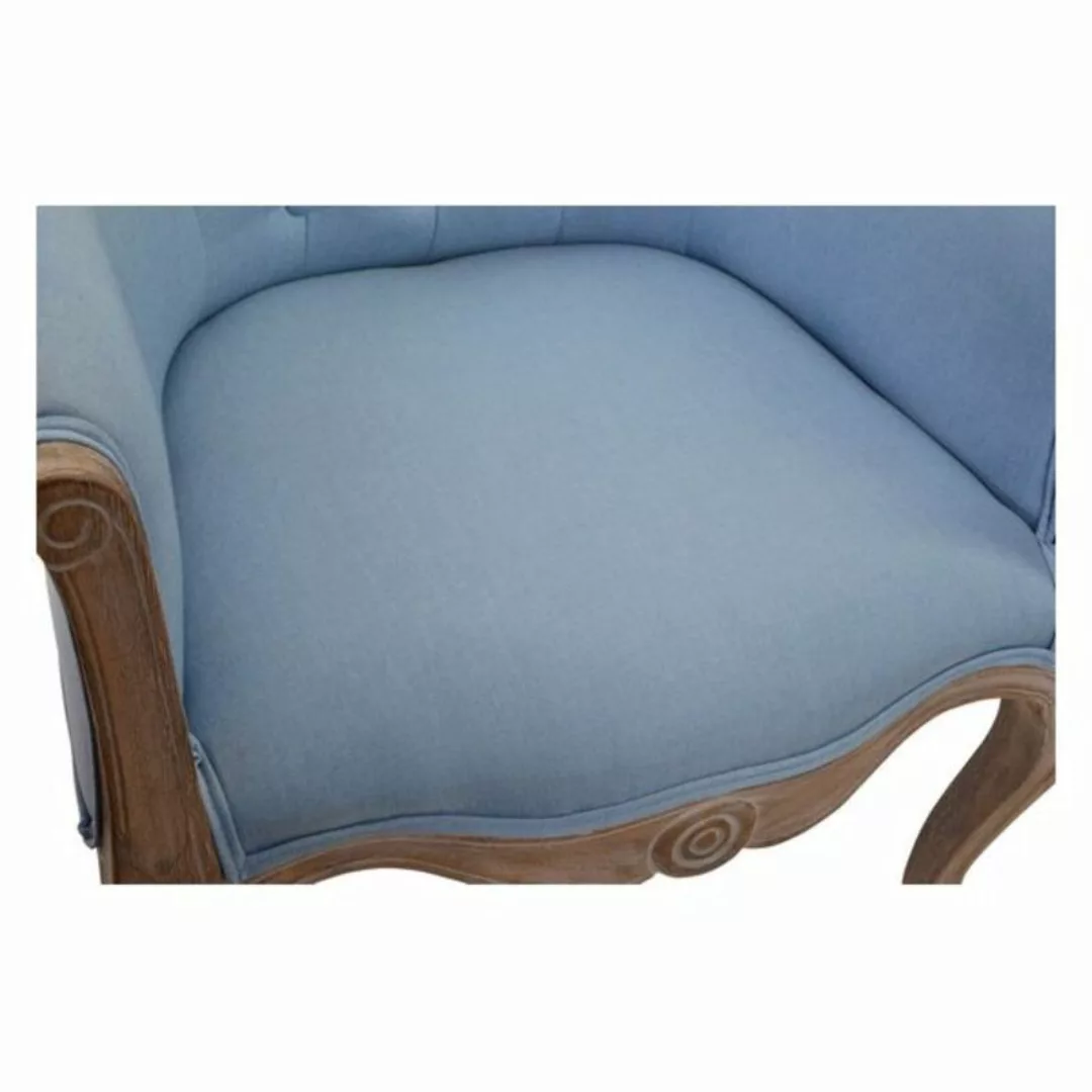 Sessel Dkd Home Decor Blau Polyester Holz (58 X 56 X 69 Cm) günstig online kaufen