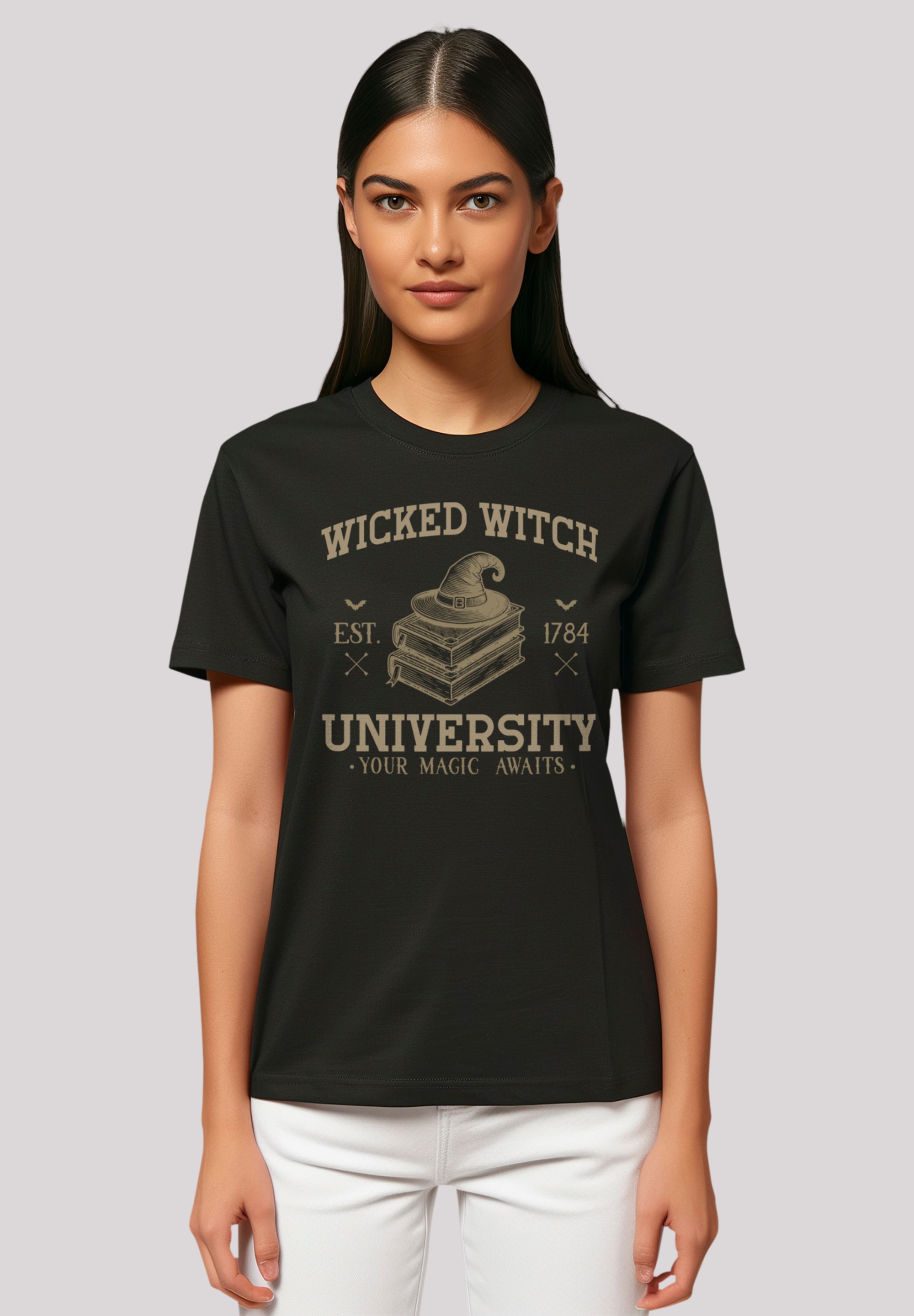 F4NT4STIC T-Shirt "Halloween University Wicked witch", Premium Qualität, Ha günstig online kaufen