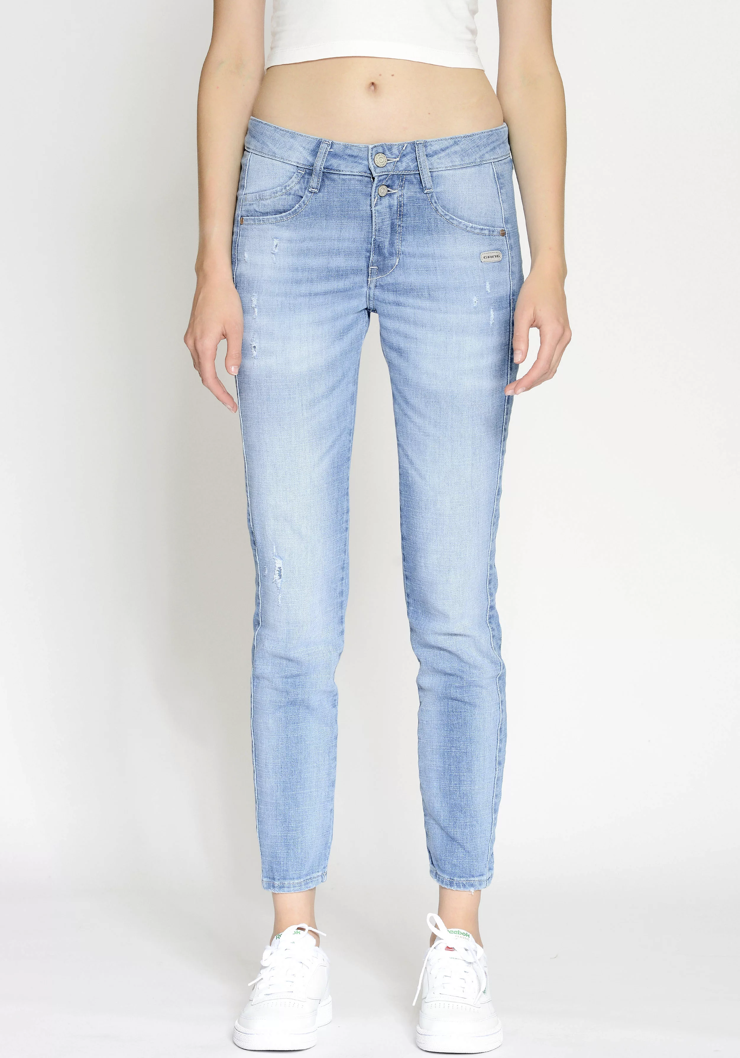 GANG Slim-fit-Jeans 94Sana mit Galonstreifen günstig online kaufen