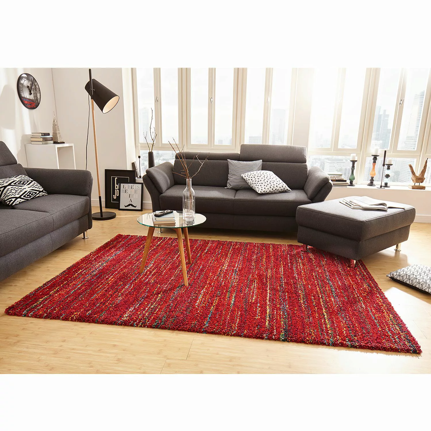 home24 Mint Rugs Teppich Chic Rot Rechteckig 160x230 cm (BxT) Modern Kunstf günstig online kaufen