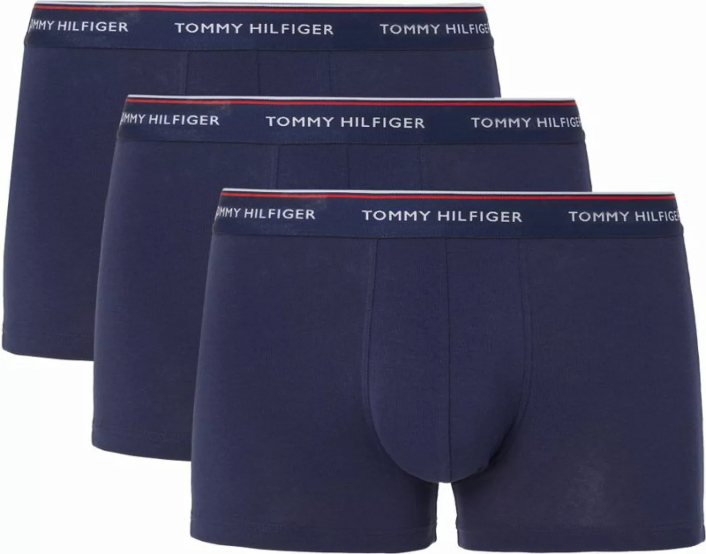 Tommy Hilfiger Shorts 3er-Pack Trunk Dunkelblau - Größe XL günstig online kaufen