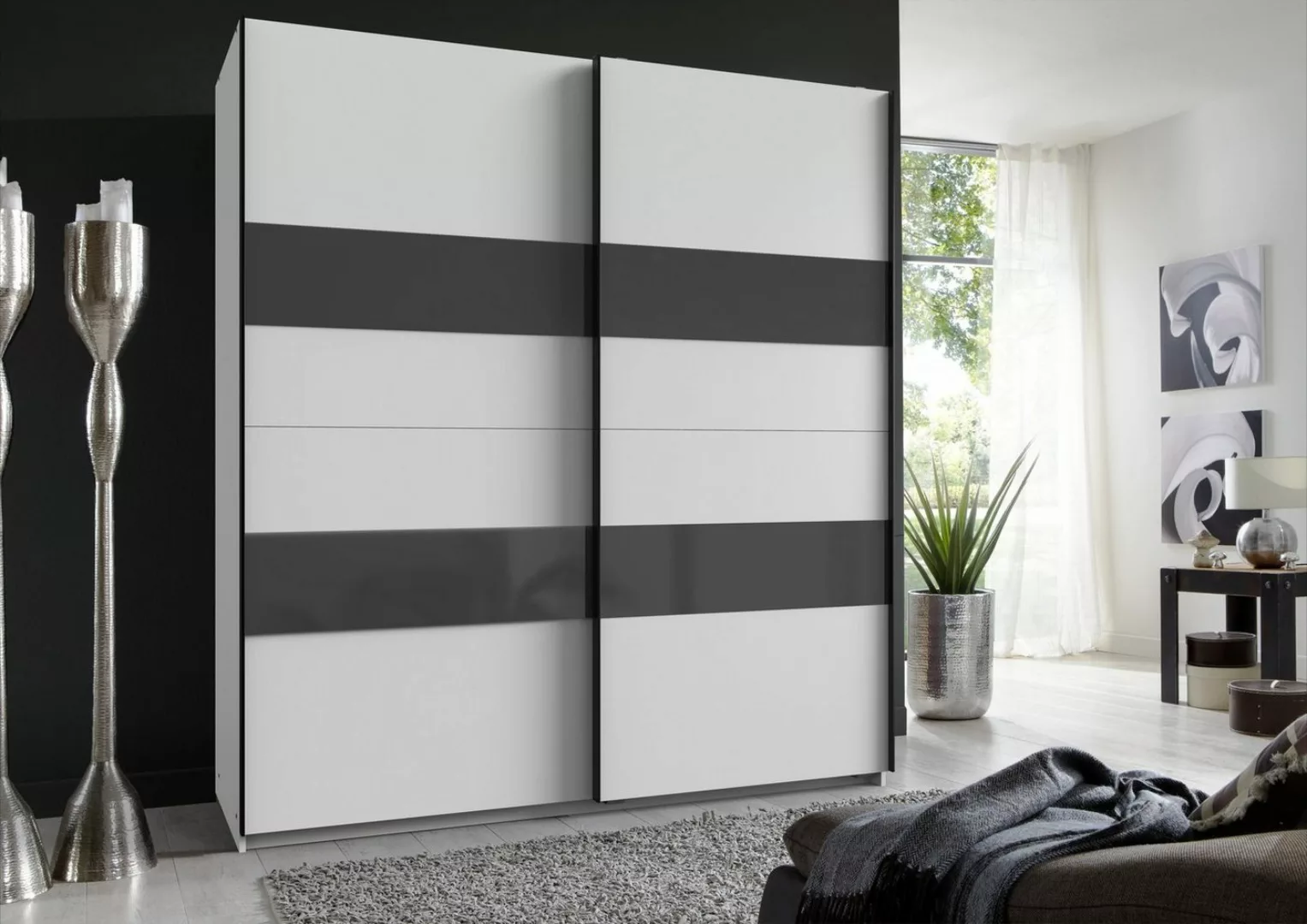 freiraum Kleiderschrank Altona1 (B/H/T: 180x198x64 cm) in Weiß mit 2 Türen günstig online kaufen
