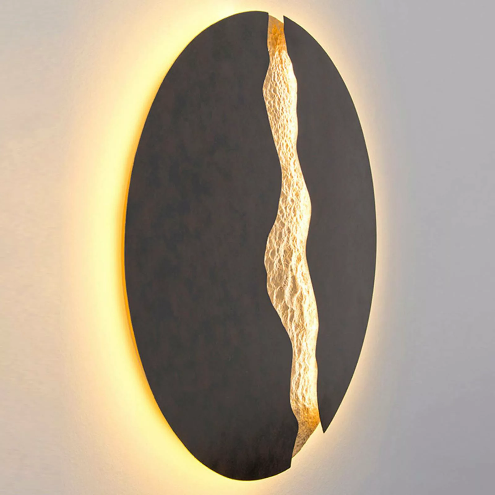 LED-Wandlampe Lava, Ø 80 cm günstig online kaufen