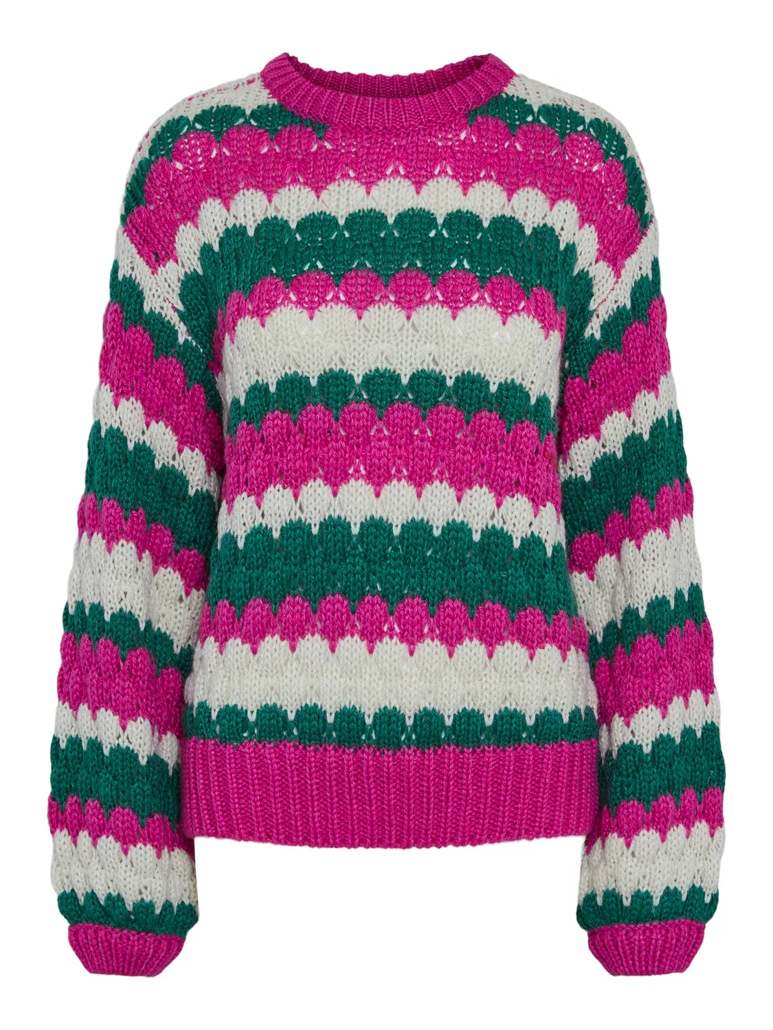 Y.A.S Strickpullover "YASBUBBA LS KNIT PULLOVER S. NOOS" günstig online kaufen