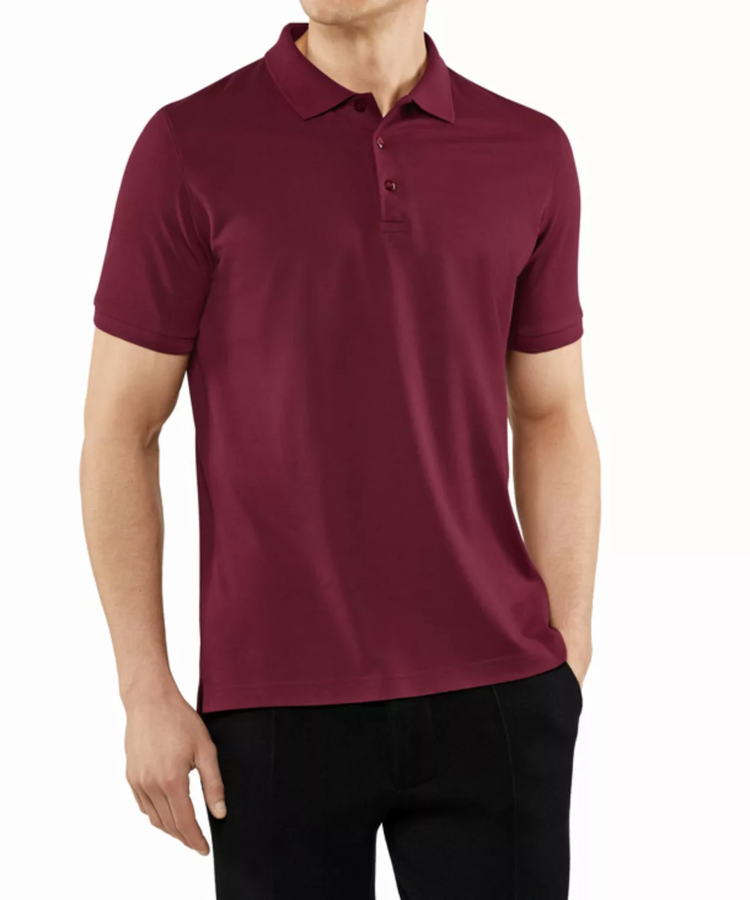 FALKE Polo Shirt Polo, Herren, XL, Rot, Struktur, Baumwolle, 62101-801005 günstig online kaufen