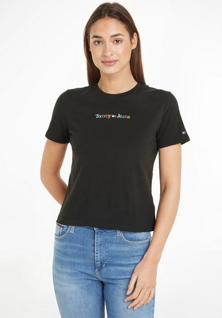 Tommy Jeans T-Shirt TJW REG COLOR SERIF LINEAR SS mit Logoschriftzug günstig online kaufen