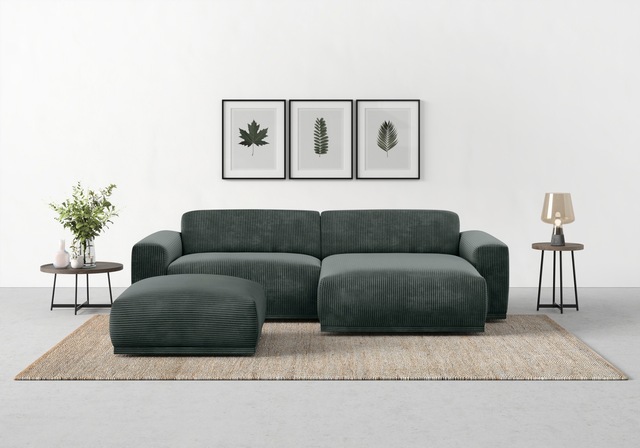 TRENDMANUFAKTUR Ecksofa "Braga, mit hochwertigem Kaltschaum, L-Form, in Cor günstig online kaufen