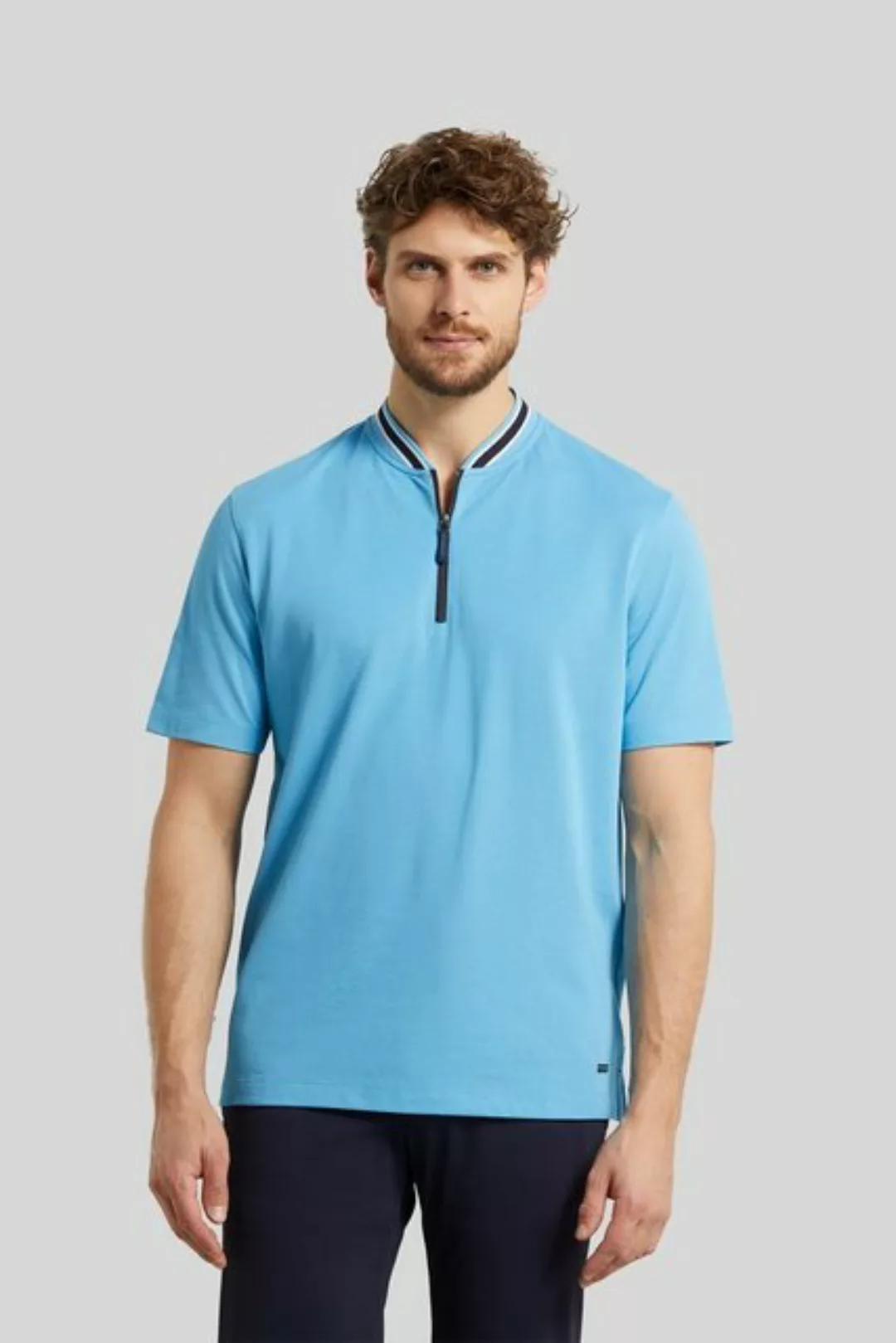 bugatti Poloshirt mit einem Collegekragen günstig online kaufen