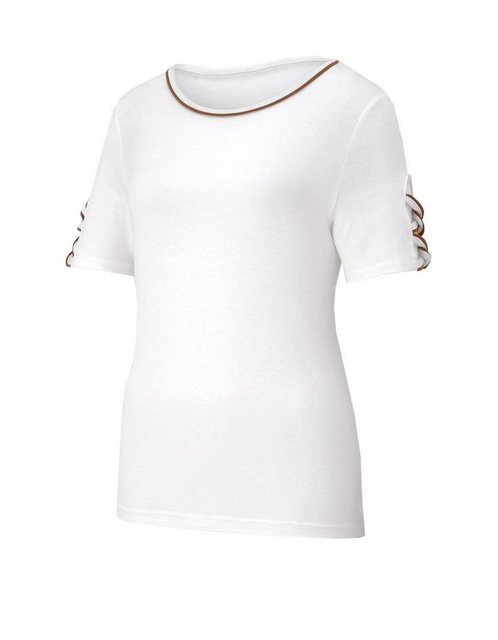 creation L T-Shirt CRéATION L Damen Jerseyshirt, ecru günstig online kaufen