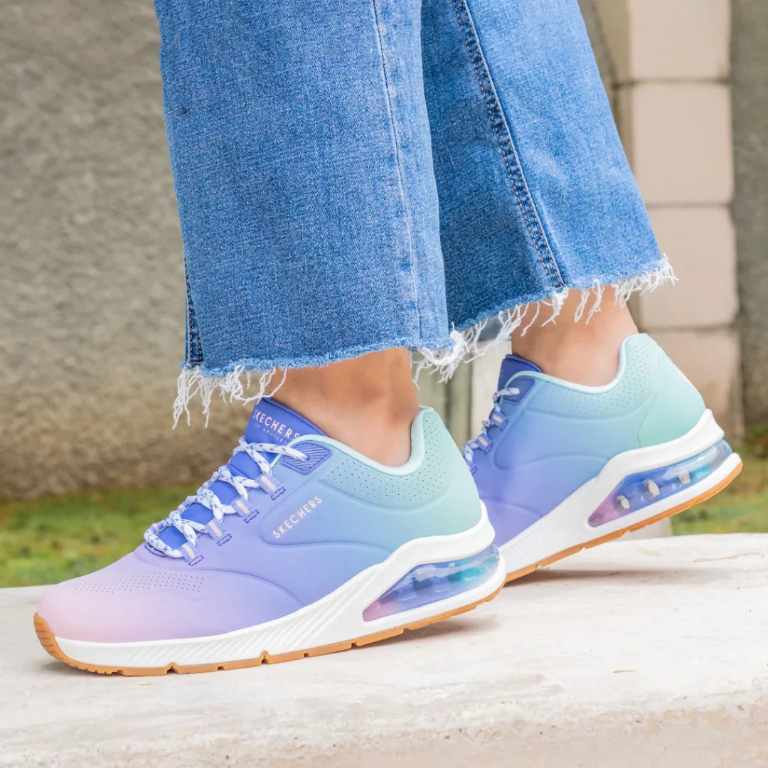 Skechers Sneaker "UNO 2 OMBRE AWAY", in leuchtender Farbkombi, Freizeitschu günstig online kaufen