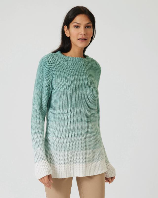 Fiora Blue Strickpullover mit Farbverlauf günstig online kaufen