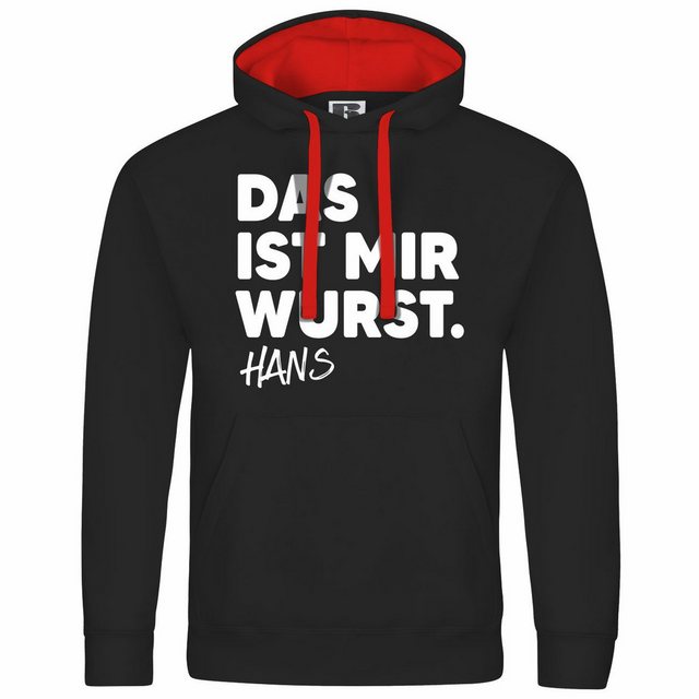 deinshirt Kapuzenpullover Herren Kapuzenpullover Das ist mir Wurst Mit Prin günstig online kaufen