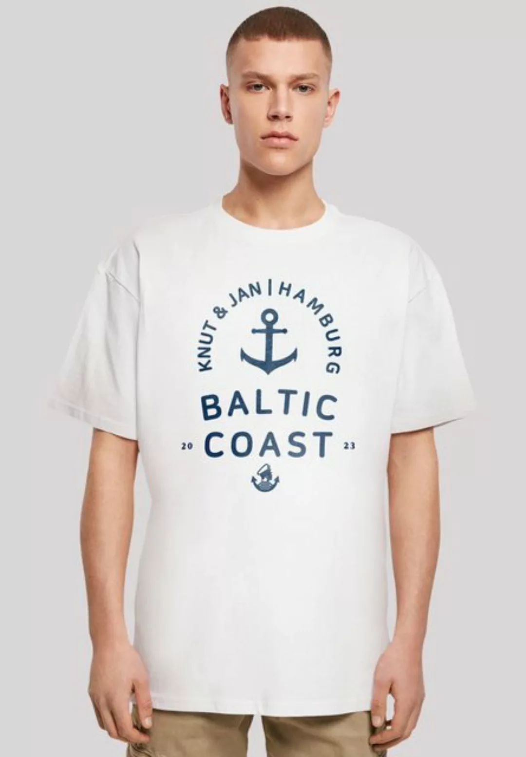 F4NT4STIC T-Shirt "Ostsee Logo Knut & Jan Hamburg", Print günstig online kaufen