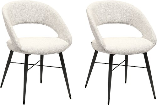 OMG Design Esszimmerstuhl "Marley", (Set), 2 St., Stoff, mit modernem Cut-O günstig online kaufen