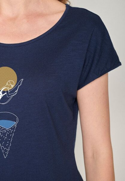 Lifestyle Waffle Jump - T-shirt Für Damen günstig online kaufen