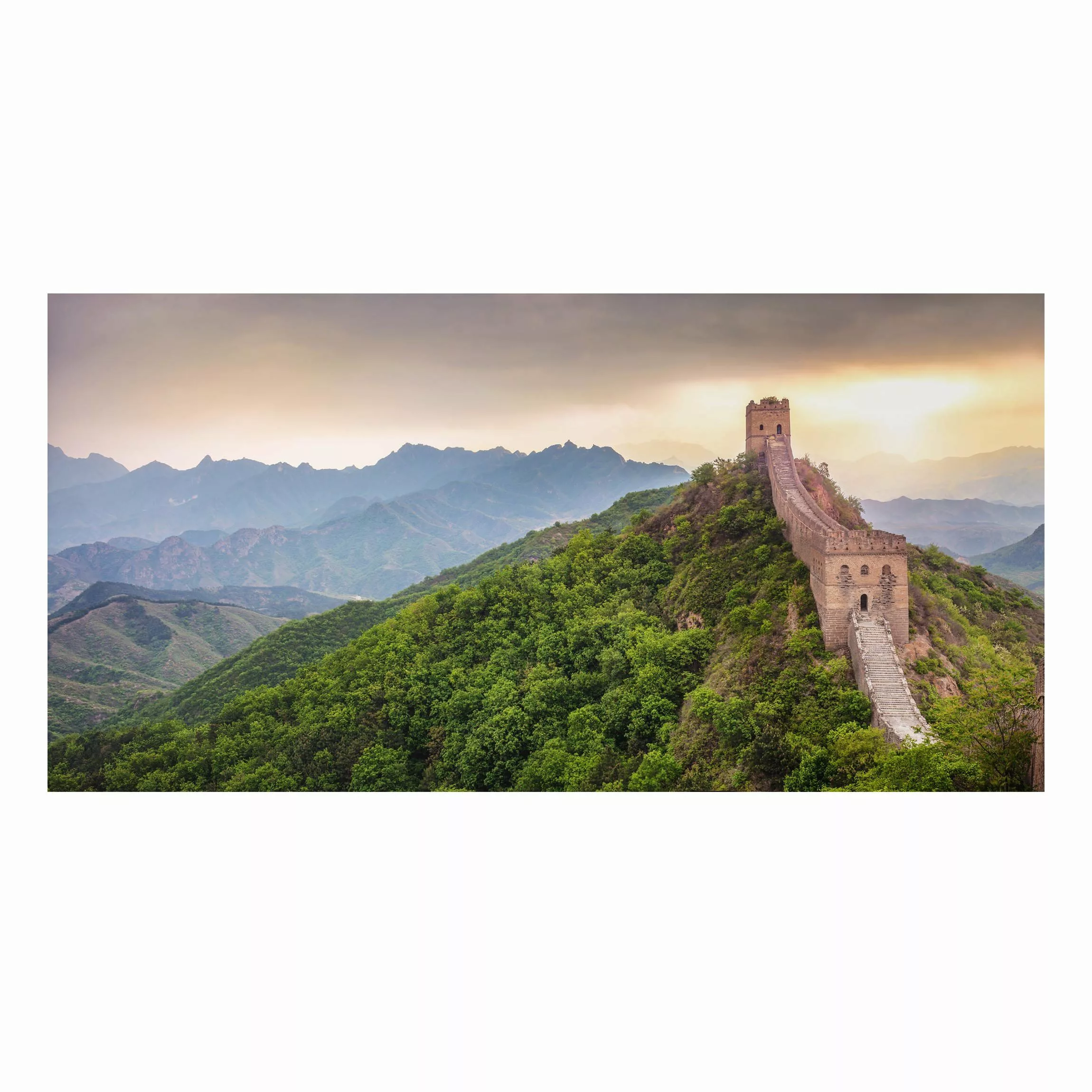 Alu-Dibond Bild Die unendliche Mauer von China günstig online kaufen