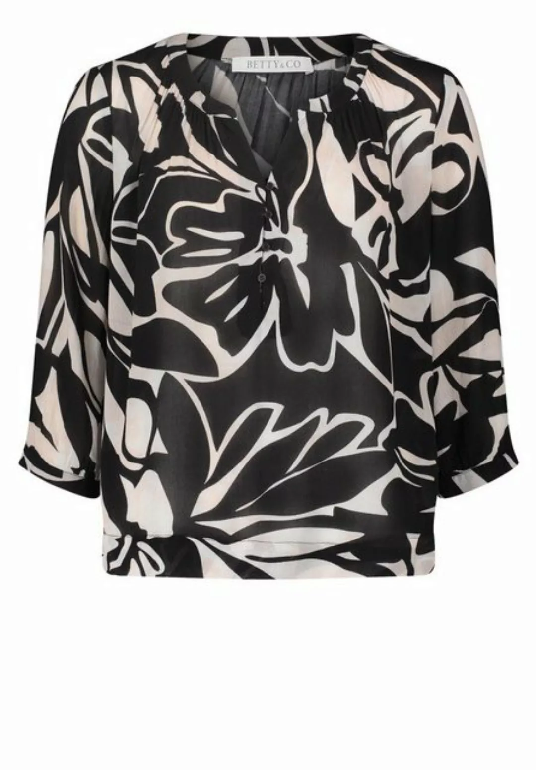 Betty&Co Blusentop Bluse Kurz 3/4 Arm günstig online kaufen