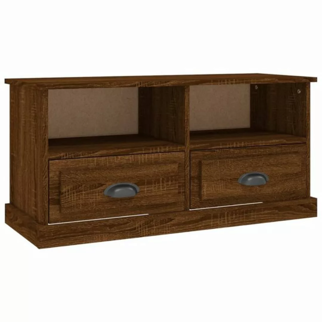 furnicato TV-Schrank Braun Eichen-Optik 93x35,5x45 cm Holzwerkstoff (1-St) günstig online kaufen