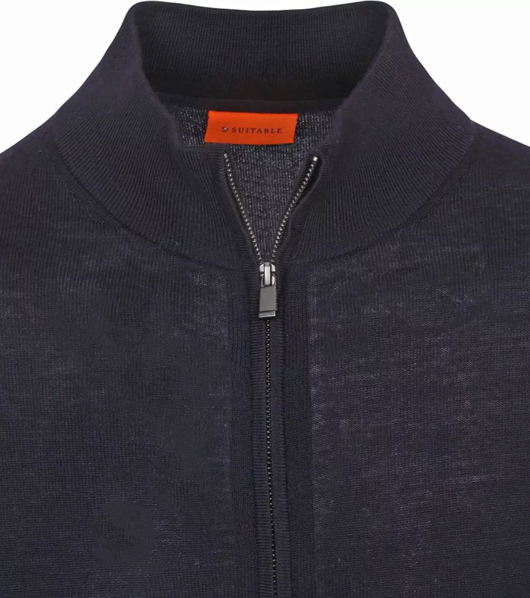 Suitable Cardigan Merino Navy - Größe L günstig online kaufen