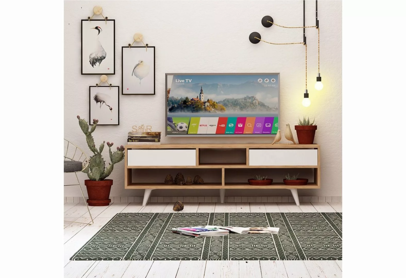 Skye Decor TV-Schrank Schränke, 52x140x35 cm, 100% Melaminbeschichtete Part günstig online kaufen