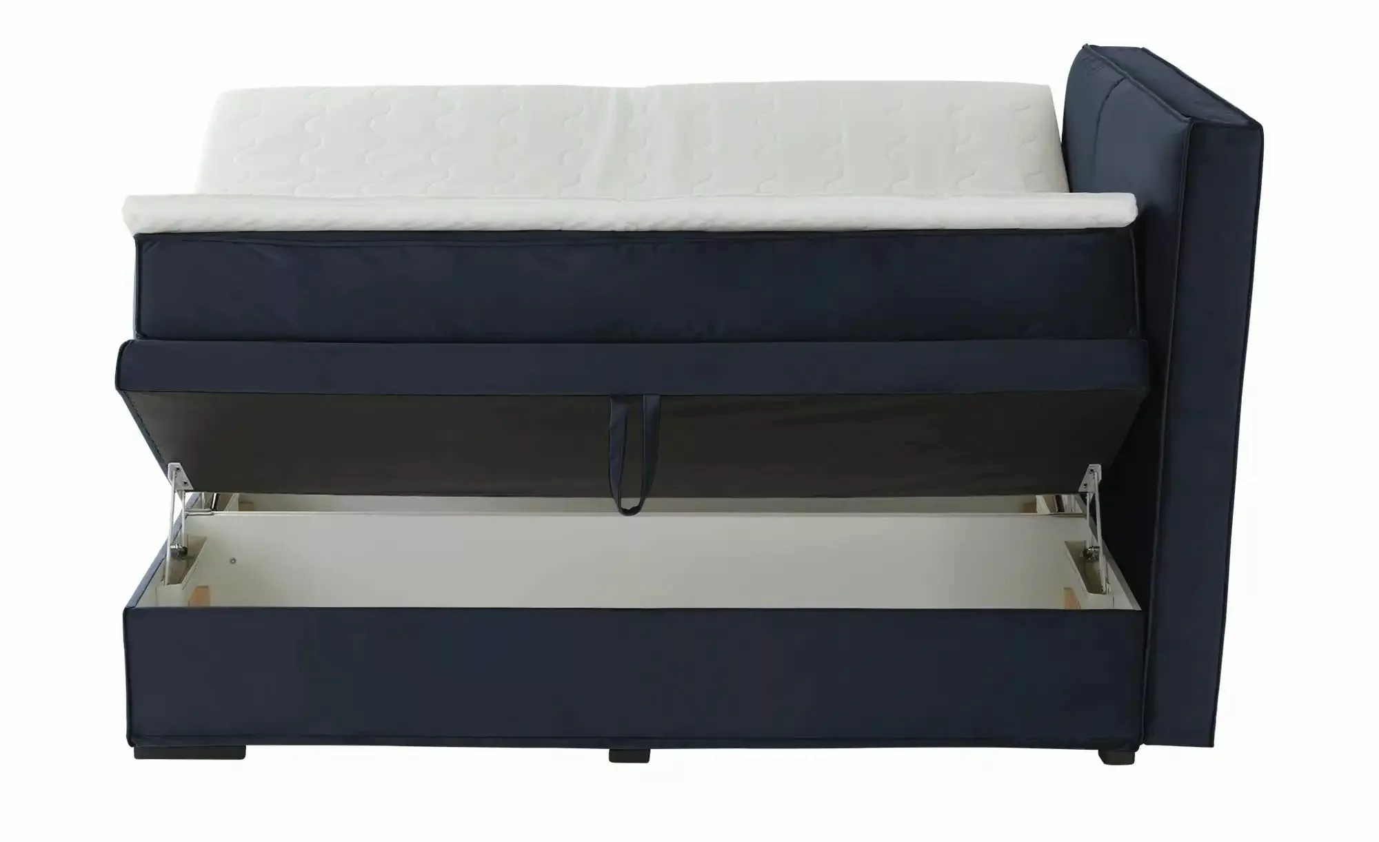 Boxi Boxspringbett mit Bettkasten Boxi Urban ¦ blau ¦ Maße (cm): B: 160 H: günstig online kaufen
