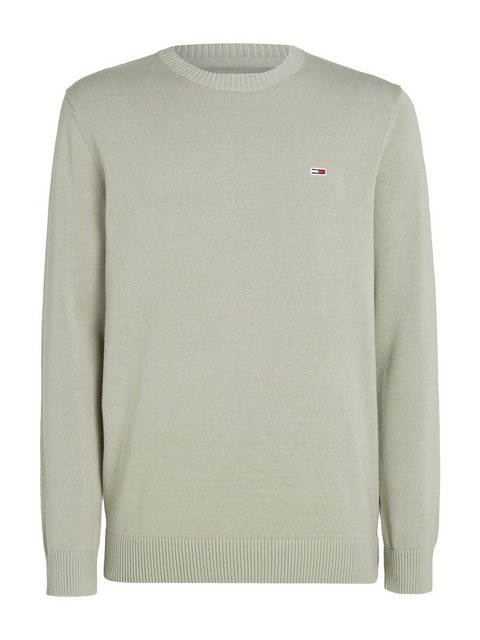 Tommy Jeans Rundhalspullover TJM SLIM ESSENTIAL LIGHT SWEATER mit Flag-Patc günstig online kaufen