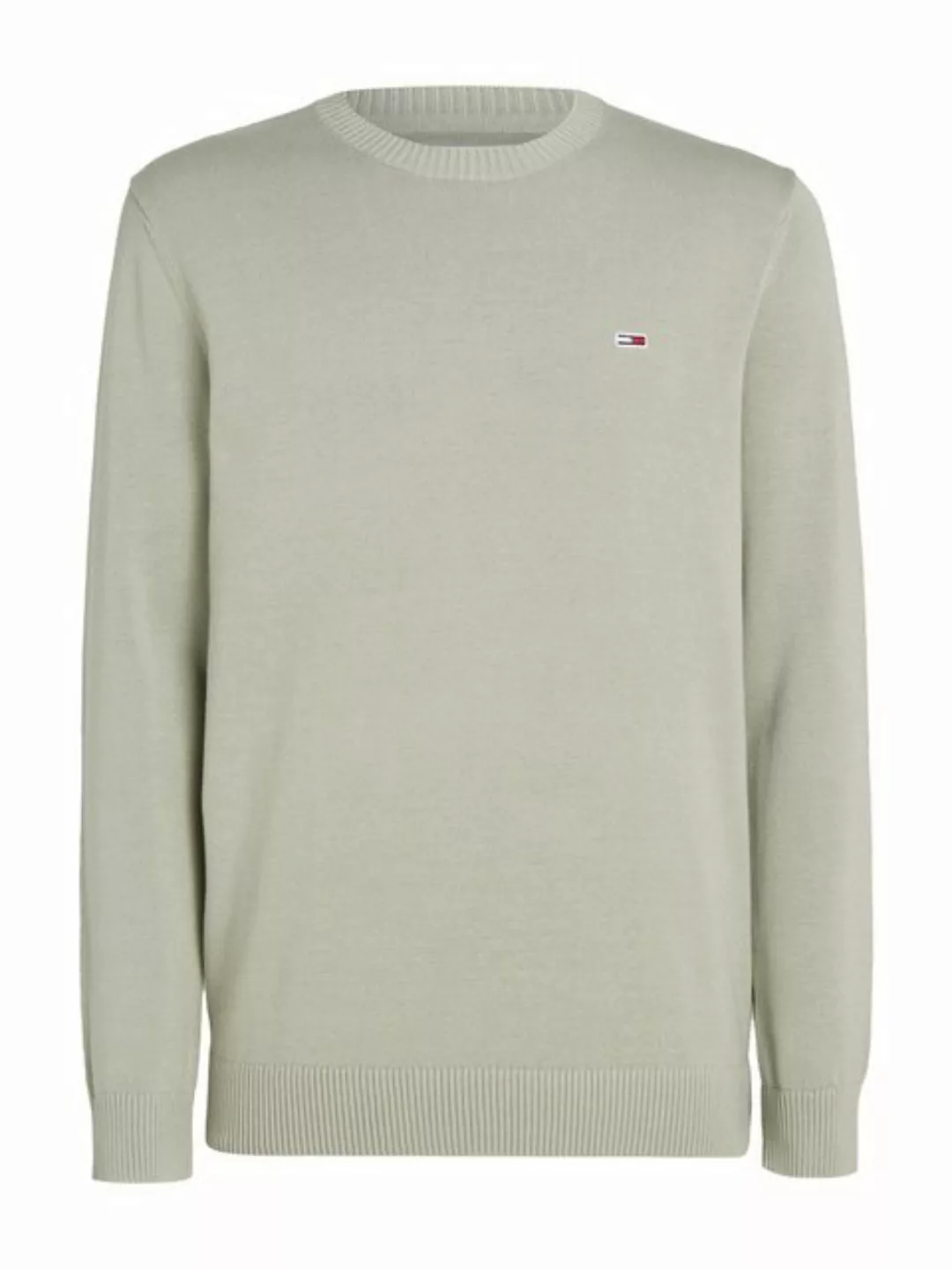 Tommy Jeans Rundhalspullover TJM SLIM ESSENTIAL LIGHT SWEATER mit Flag-Patc günstig online kaufen