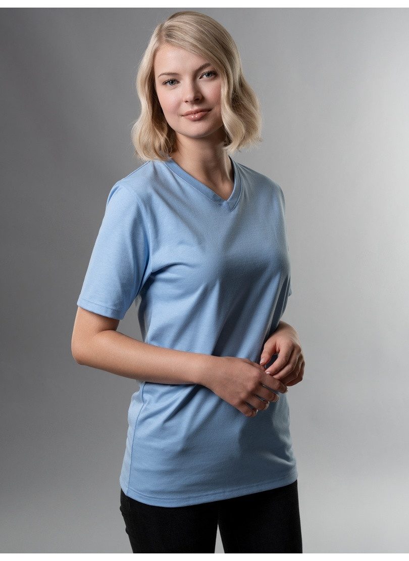 Trigema T-Shirt "TRIGEMA V-Shirt DELUXE Baumwolle", (1 tlg.) günstig online kaufen