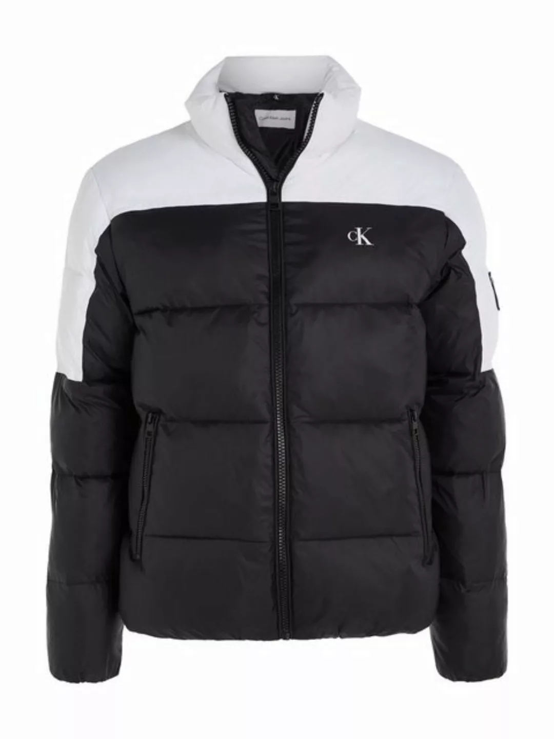 Calvin Klein Jeans Steppjacke BLOCKING NON-DOWN PUFFER JACKET mit Logopatch günstig online kaufen