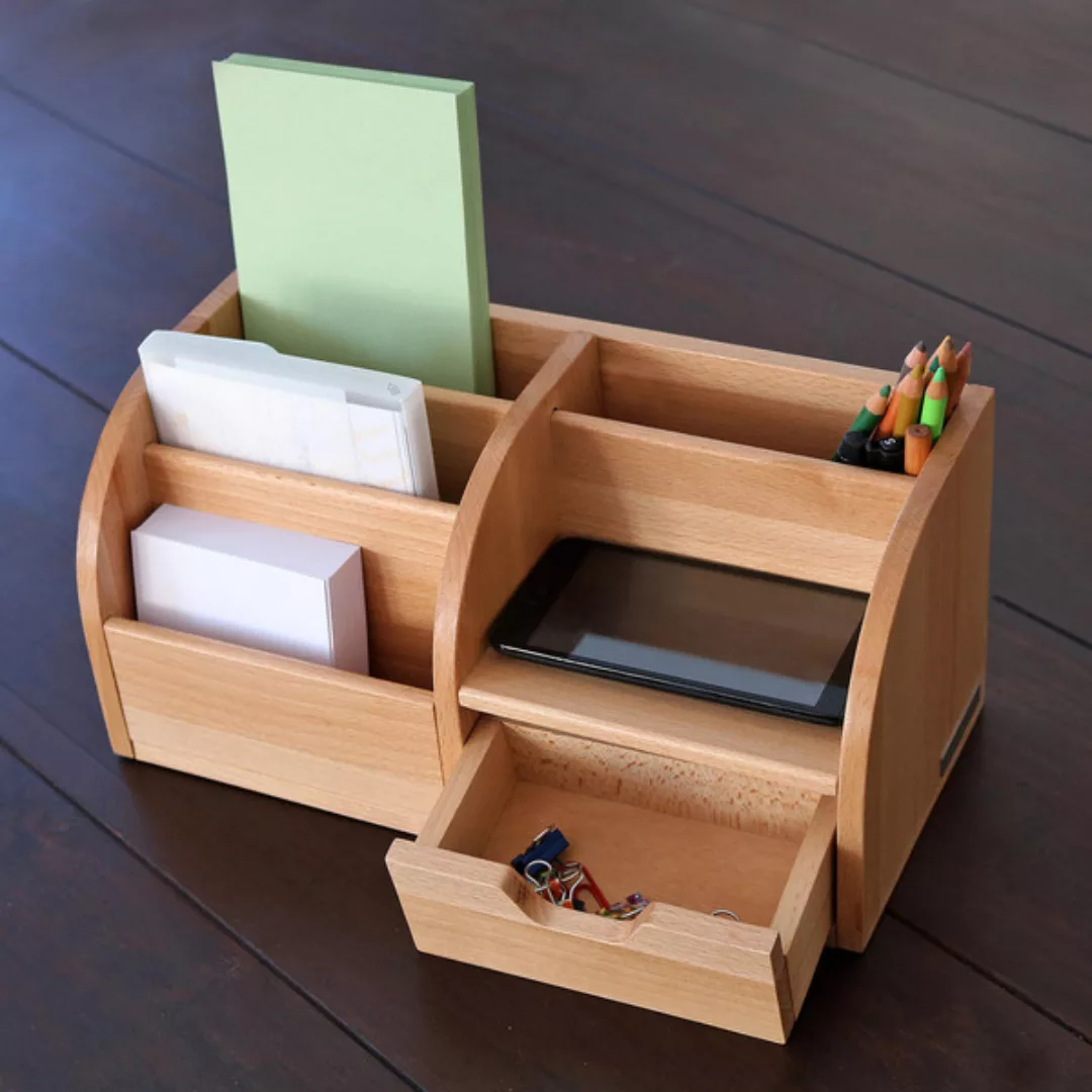 Office Butler Schreibtisch-organizer Classic Holz Von Naturehome günstig online kaufen