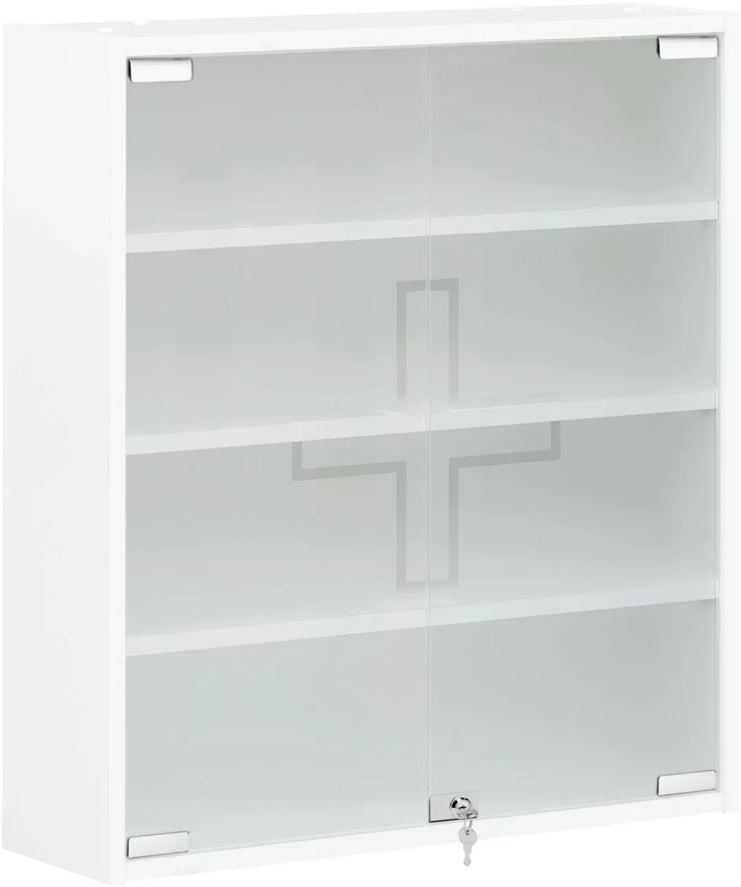 Schildmeyer Medizinschrank "Bjarne, Breite 64 cm", Abschließbare Glastüren günstig online kaufen
