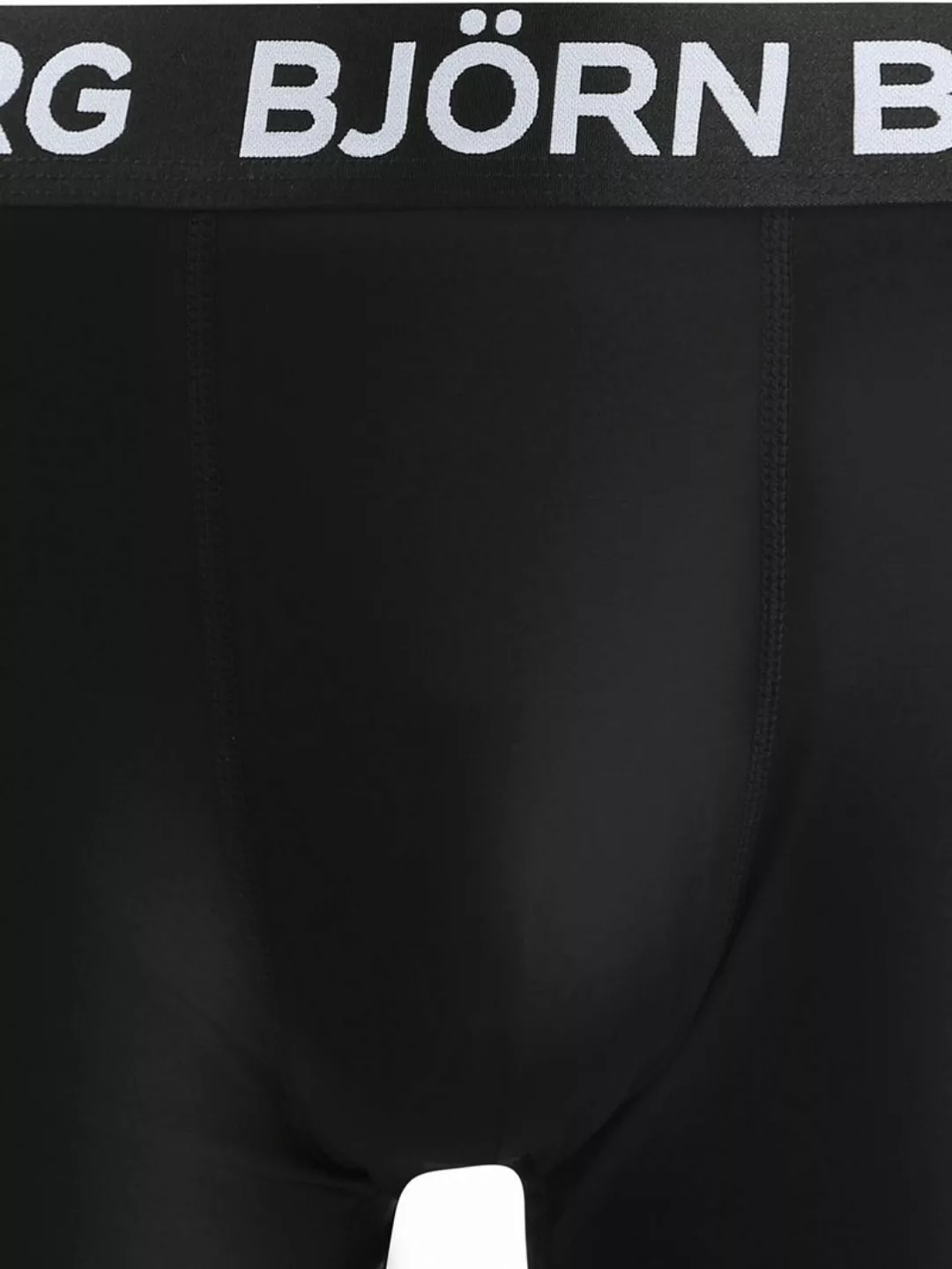 Bjorn Borg Sports Boxershorts 3-Pack Schwarz  - Größe M günstig online kaufen