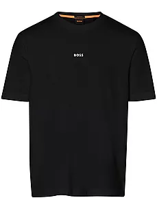 Rundhals-Shirt „TChup“ BOSS schwarz günstig online kaufen