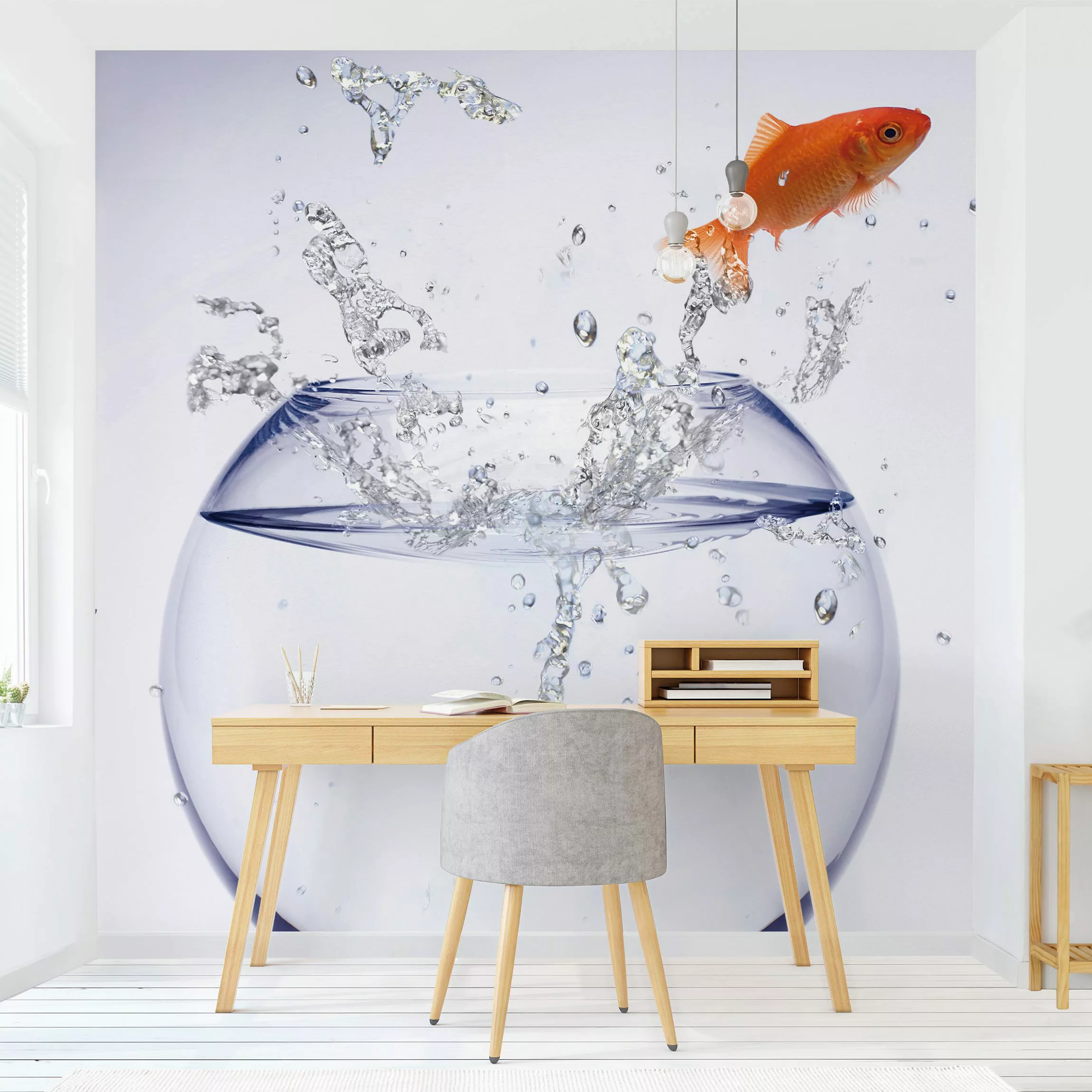 Fototapete One Flying Goldfish günstig online kaufen