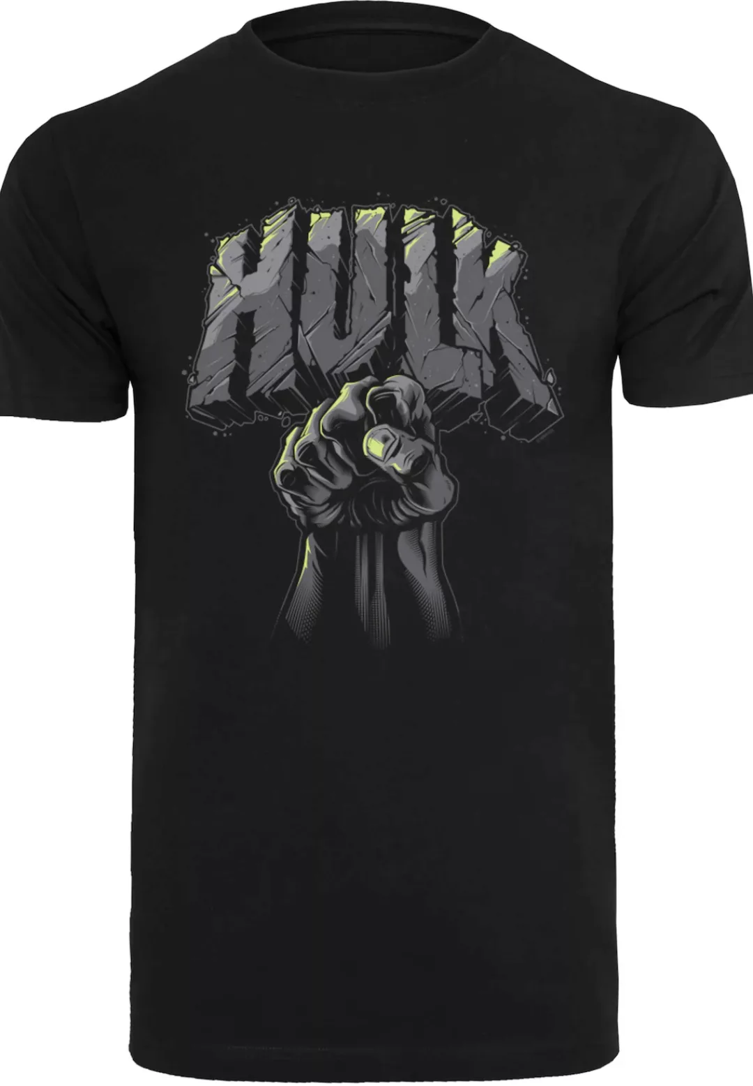 F4NT4STIC T-Shirt "T-Shirt Marvel Hulk Punch Logo", Herren,Premium Merch,Re günstig online kaufen