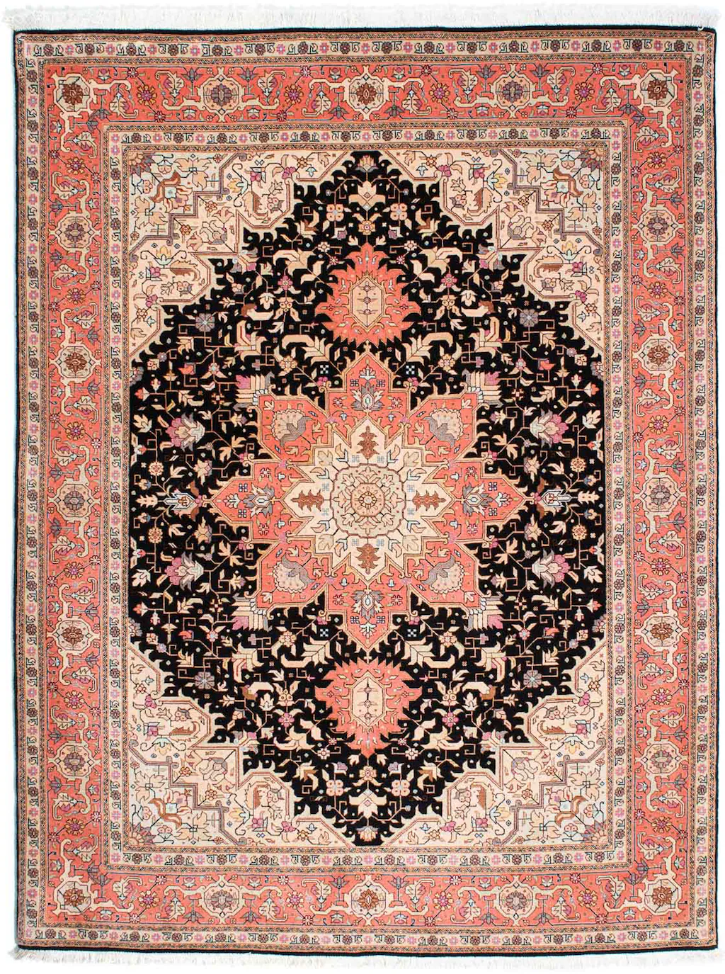 morgenland Orientteppich »Perser - Täbriz - Royal - 207 x 152 cm - hellrot« günstig online kaufen