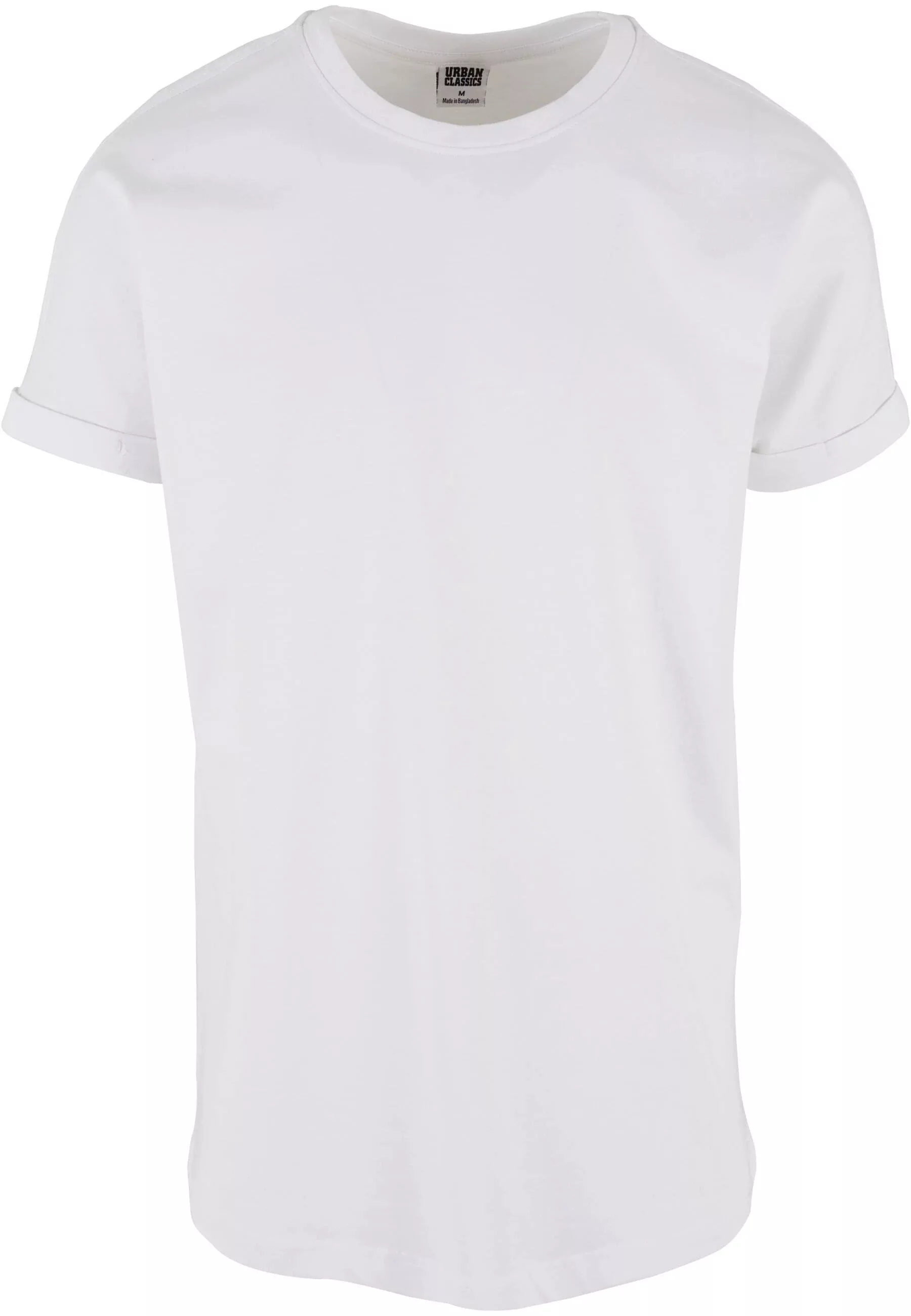 URBAN CLASSICS T-Shirt "Urban Classics Herren Long Shaped Turnup Tee", (1 t günstig online kaufen