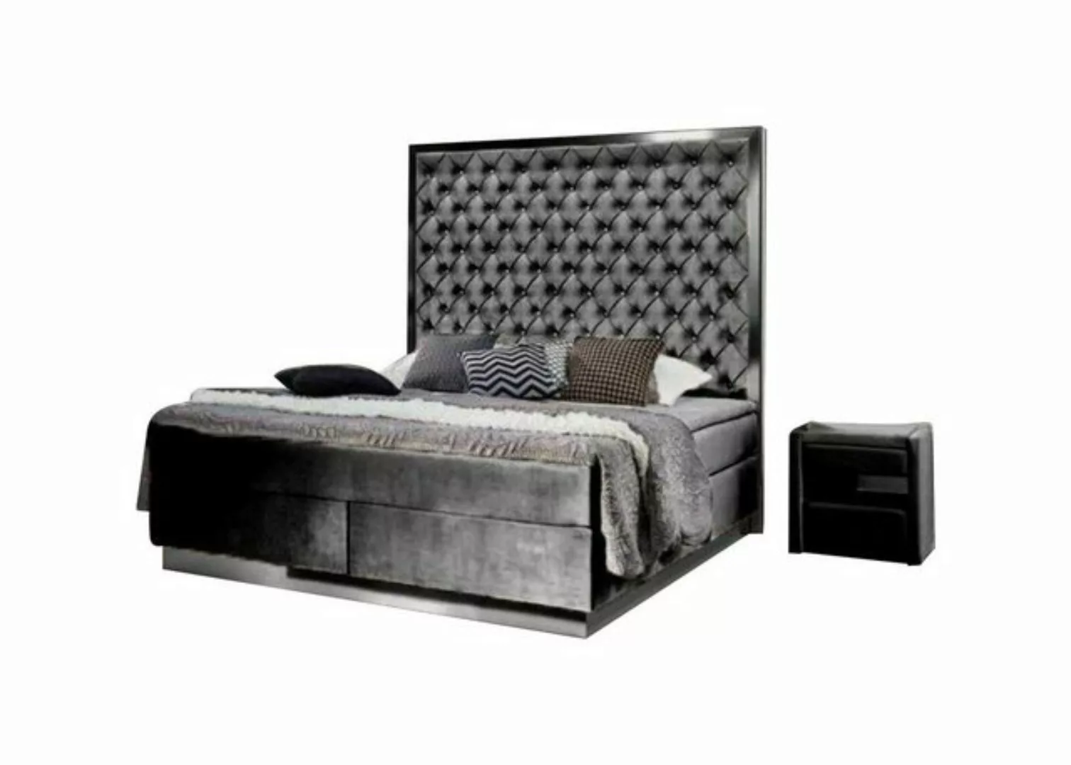 JVmoebel Bett, Komplettes Bett Boxspring Betten Luxus Design Schlafzimmer M günstig online kaufen