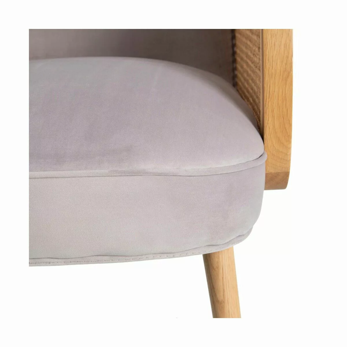 Sessel 60 X 63 X 83 Cm Synthetische Stoffe Grau Holz günstig online kaufen