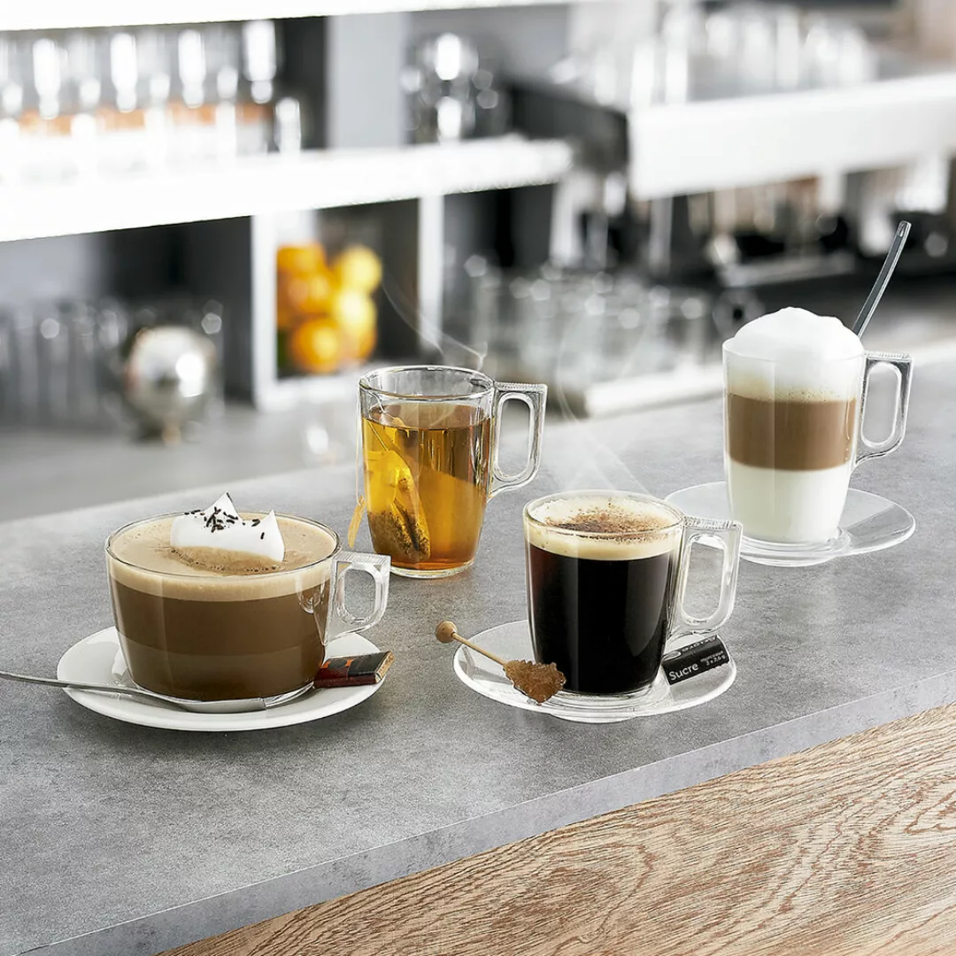 Satz Von Kaffeetassen Arcoroc Voluto Glas 90 Ml 6 Stücke günstig online kaufen