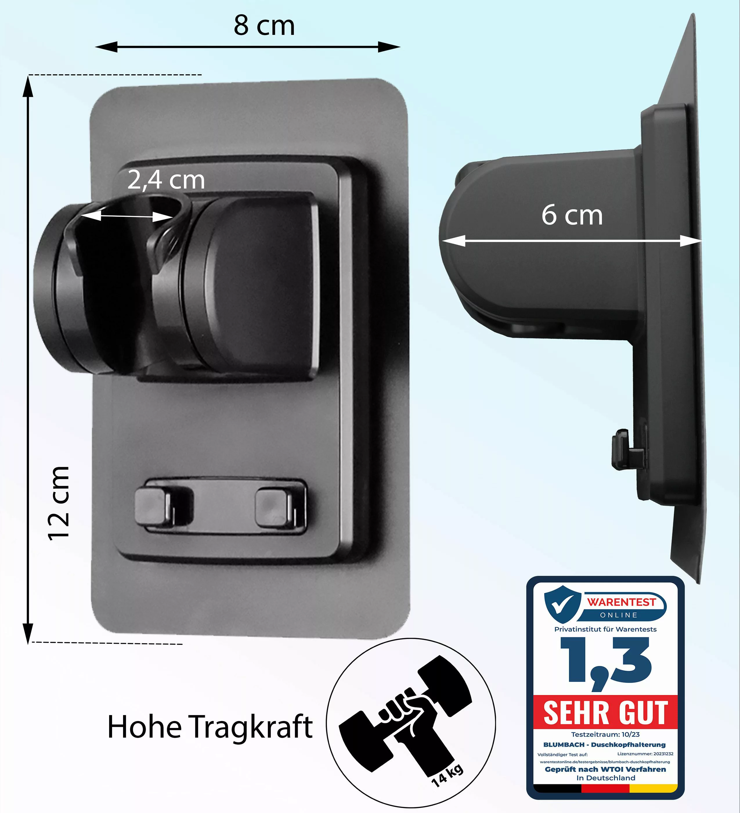 Blumbach Brausehalter - Sticky Duschkopfhalterung ohne günstig online kaufen