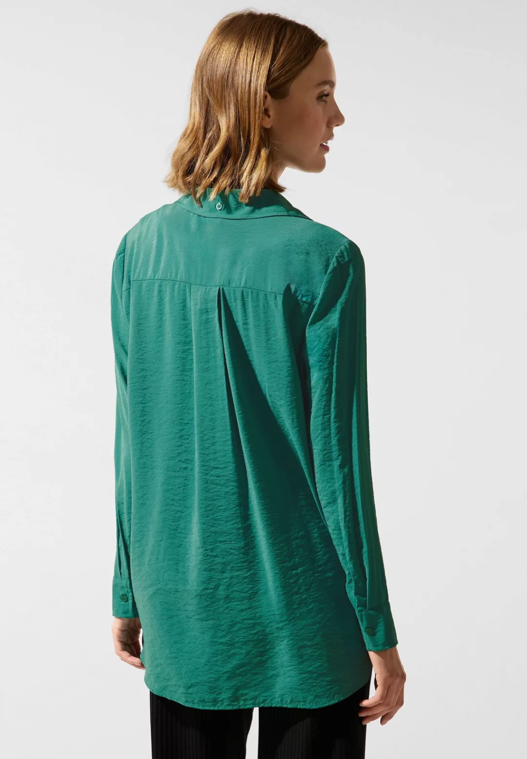 STREET ONE Klassische Bluse Bluse mit Knopfleiste günstig online kaufen