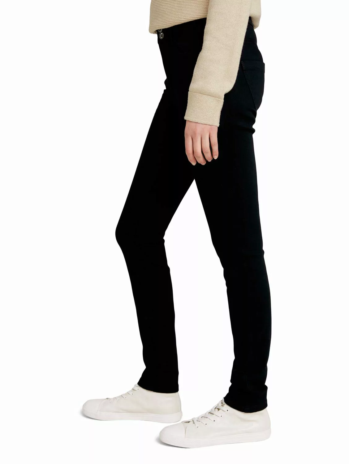 Tom Tailor Damen Jeans ALEXA - Skinny Fit - Schwarz - Black Black Denim günstig online kaufen