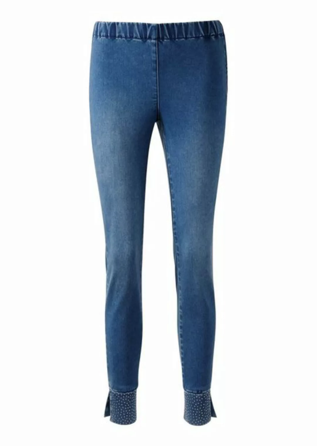 MADELEINE Leggings Jegging mit Nieten am Saum günstig online kaufen