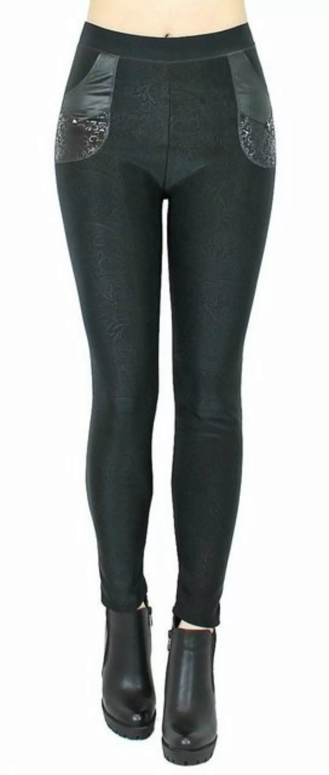 dy_mode Thermohose Gefütterte Thermo Hose Damen Thermo Leggings mit Innen-F günstig online kaufen